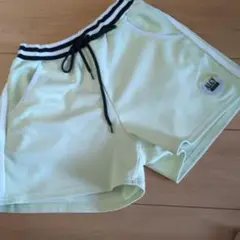 アルジー　ショートパンツ　ジャージ　150 ライムグリーン