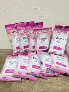 【10個セット】Biore さらさらパウダーシート せっけんの香り 10枚入
