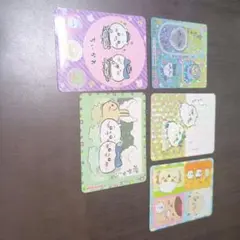 ちいかわ　丸美屋シール5枚セット