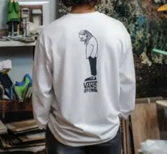 VANS Yusuke Hanai ホワイト ロングスリーブ Tシャツ