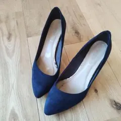 Le Talon ネイビー ハイヒール ポインテッドトゥ　サイズ37 1/2