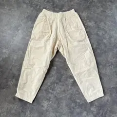 BLACK CRANE アイボリー サルエルパンツ