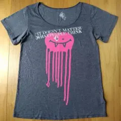 VOLCOM　ボルコム　Tシャツ　レディース　S　グレーのサムネイル