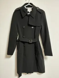 H&M ブラック トレンチコート