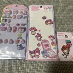 サンリオ　マイメロディ　シール⭐︎ワッペンセット