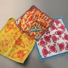vivienne westwood タオルハンカチ3枚セット
