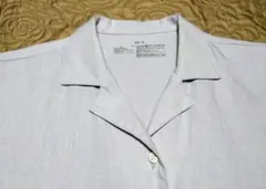 無印良品　フレンチリネン開襟ワンピース　XS〜S