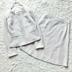 【極美品 2020年モデル】エニィスィス　セレモニースーツ　ラメ入り　ツイード