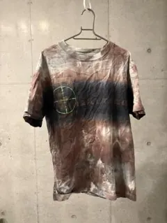 タイダイ Tシャツ ブラウン ネイビー