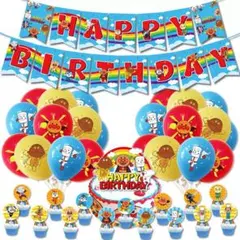 新品　アンパンマン　風船　バルーン　パーティー　誕生日　入園式　飾り　バースデー