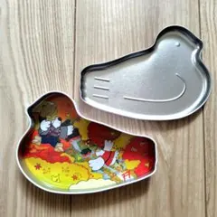 鳩サブレー 空き缶　豊島屋　白