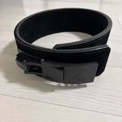 トレーニング・パワーベルト 黒 レザー　SBD
