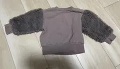 フリーススリーブ付きブラウントレーナー　80