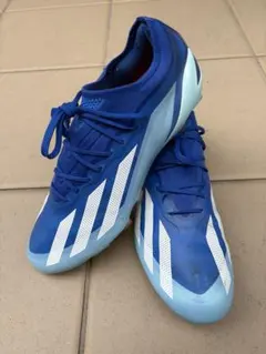adidas X サッカーシューズ スパイク ブルー - メルカリ