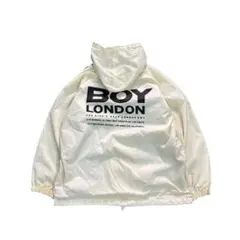 7AS1【BOY LONDON】コーチジャケット　ロゴプリント　ナイロンパーカー