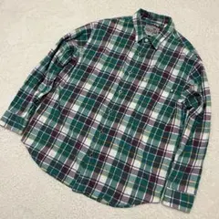 Levi’s Silver Tab グリーン フランネルチェックシャツ インド製
