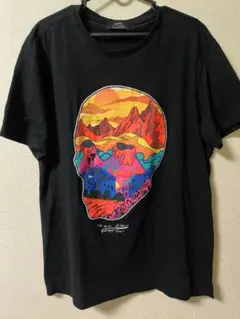 ​【Bershka】スカル グラフィック Tシャツ L ベルシュカ ストリート