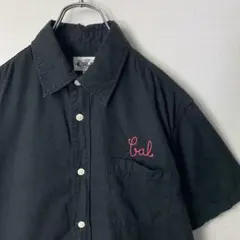 00s calee chain stitch s/s shirt blackのサムネイル