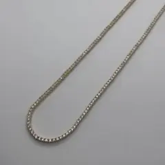 テニスネックレス　ゴールド　2mm 40cm　チェーン　未使用