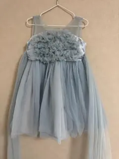 キッズドレス　水色