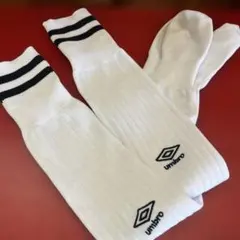 Umbro サッカーソックス 白