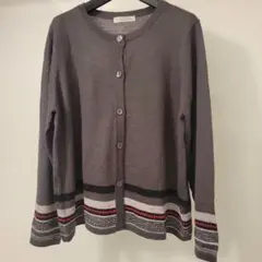 ★値下げ★LOBJIE グレー ニットカーディガン