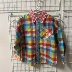 ミキハウス 長袖シャツ 100cm マルチカラー