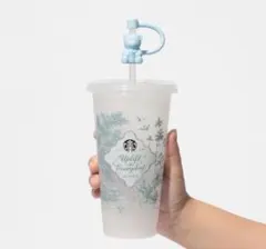 カラーチェンジングリユーザブルコールドカップ／ストローキャップベアリスタ セット