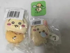 ちいかわうさぎだらけくじ D賞 マスコットピザマン E賞ぬいぐるみバッジ ぐ～