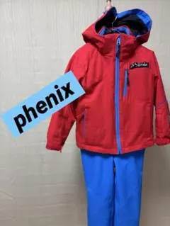Phenix ジュニアスキーウェアセット 赤/紺 105-125 cm フェニックス