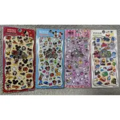 A*A様 【大人気】ディズニー プチドロステッカー 4枚セット 正規品