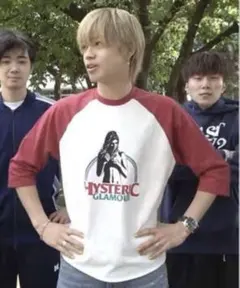 HYSTERIC GLAMOURのラグランスリーブ7分丈