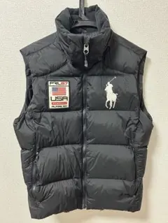 ラルフローレン　ビックポニー　ダウンベスト（us）M フード欠品
