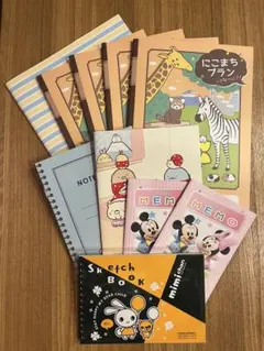 ノート 10冊セット　ノートブック　スケッチブック　自由帳　ミニノート　メモ帳