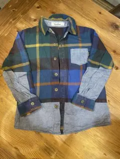 familiar チェック柄シャツ 120