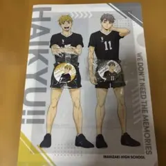 【美品】ハイキュー!! 宮兄弟 クリアファイルとバッジセット