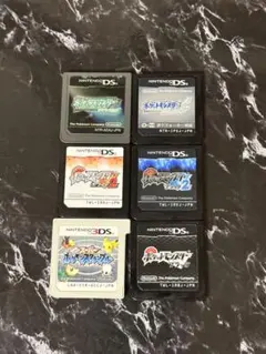 【まとめ売り】ポケモン DS・3DSソフト 6点 セット