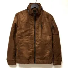 ✨美品✨AVAIL MODE スエード調フルジップジャケット マルチポケット M