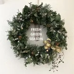 大size！37cm＊Forest Xmasリース＊