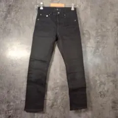 ✨UNIQLO✨ユニクロ♡ストレートジーンズ♡大人可愛い♡ブラック(22)