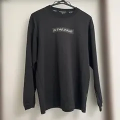 人気色最安値　インザペイント　黒ロングTシャツ　メンズＳ　レディースＬ
