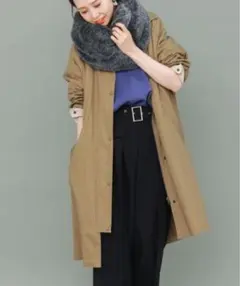美品 KBF ステンカラーコート ベージュ