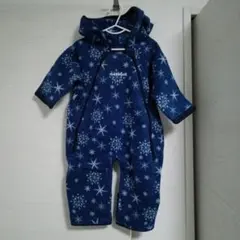 mont-bell ベビー フリースロンパース 50-70ブルー おまけ付き
