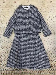 マルティニーク　ツイードセットアップ ネイビー