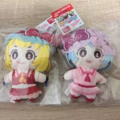 【レミリア ＆ フラン】 東方project ぬいぐるみキーホルダー 新品