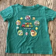 スーパーマリオ Tシャツ グリーン　100