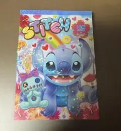 【シール付き】 Disney スティッチ 平成 文房具 メモ帳 ボリュームメモ