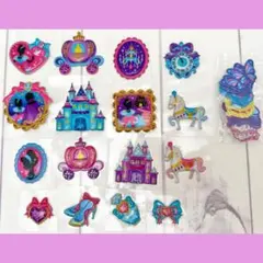【ディズニープリンセス】 シールセット　ぷっくり　かわいい　キラキラ