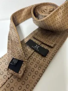 CELINE ネクタイ ボタニカル柄 ブラウン - メルカリ