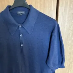JOHN SMEDLEY グレー 半袖ポロシャツ　古着　緑タグ JOHN SMEDLEY グレー 半袖ポロシャツ 古着 緑タグ - メルカリ